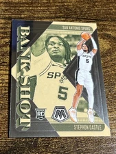 STEPHON CASTLE 2024 Panini Mosaic #4 Prizm Rookie Bank Shot