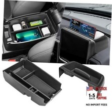 2PCS Center Console Organizer 2 Pcs Dash Storage Tray and Armrest Storage Box