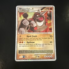 Pokémon Rhyperior LV.X TCG DP29 Diamond & Pearl Black Star Promo MP on eBay