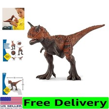 Carnotaurus Figurine with Movable Jaw   Durable Dino Toy for Imaginative Play