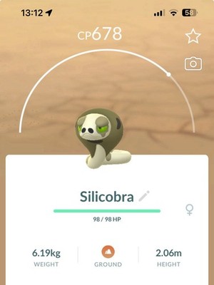 Silicobra Pokemon Gen8 Go Pokémon Pokédex entry Sandaconda Galar