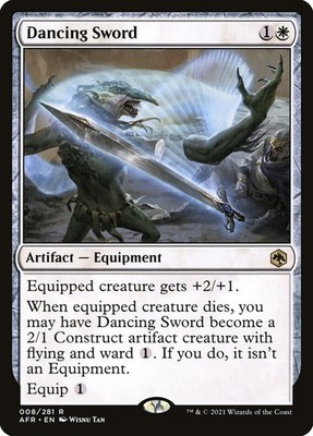 Dancing Sword (008) Adventures in the Forgotten Realms AFR MTG Magic