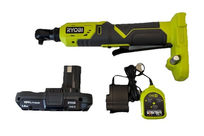 #ad #ad Ryobi One 18V 3 8 in 4 Position Ratchet W 1.5 Ah Battery amp; Charger P344K1 $119.99