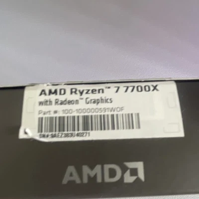 Ryzen 7 7700X listing on ebay