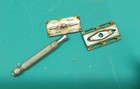 Vintage Gillette Adjustable Safety Razor Lot Schick Blade Blue Tip — photo 8