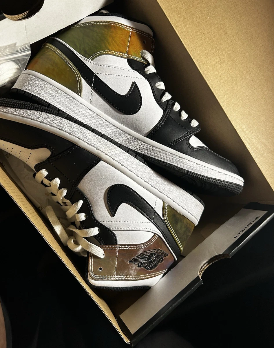 Preços baixos em Jordan 1 Retro Mid Black White | eBay