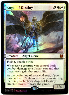 MTG Angel of Destiny (Foil) Zendikar Rising 002 NM | eBay