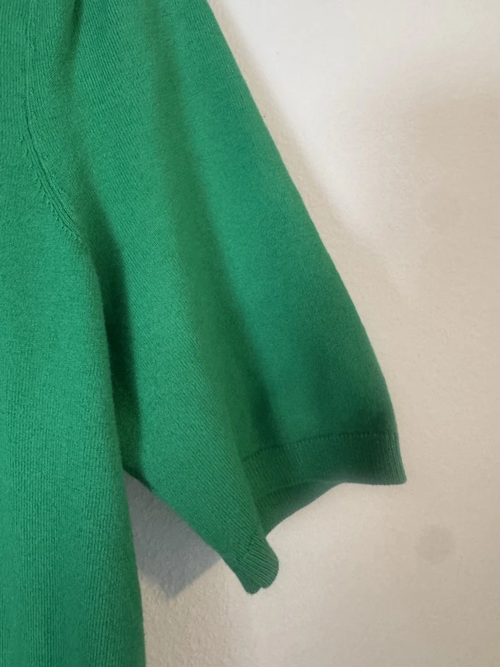 Top de manga corta tejido verde Boden - mediano para mujer - suéter manga abullonada Foto 4 de 4