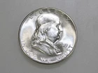 1949-S 50C FRANKLIN SILVER HALF DOLLAR GEM BU