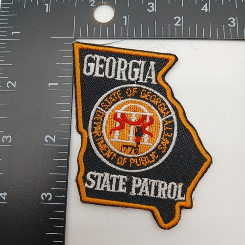 Georgia State Patrol Patch Black Gold Department of Public Safety GSP