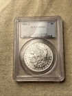 1881-S $1 MORGAN DOLLAR - PCGS MS-63 WHITE & CHOICE! B033