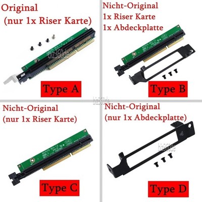 Riser Karte 01AJ940 Für Lenovo ThinkCentre M920q M920x M720q P330  Tiny5 PCIE16