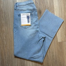 SALE Calvin Klein Women  s Vintage Sz.12 High Rise Soft Stretch Straight Leg NWT