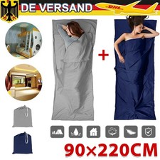 Hüttenschlafsack Ultra leicht klein und dünn Reiseschlafsack, Schlafsack Inlett