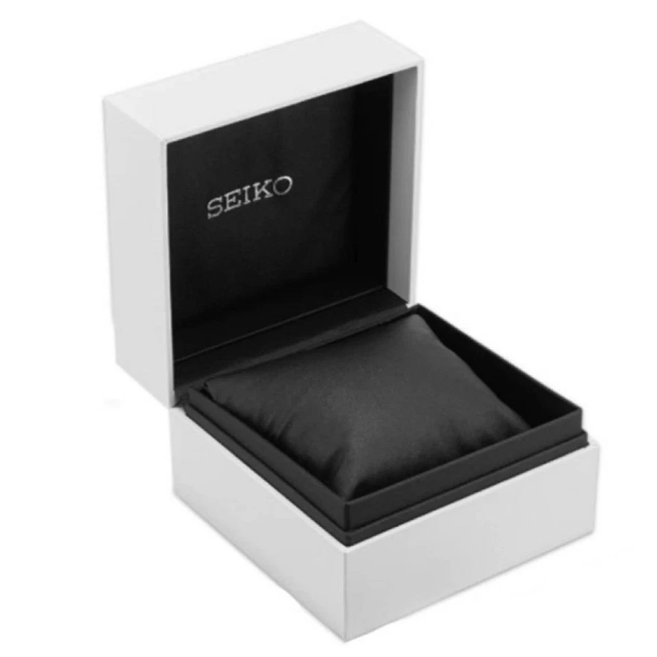 Orologio Seiko piccolo bianco presentazione confezione regalo con cuscino
