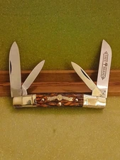Boker Tree Brand USA Olde Stag 4 Blade Congress Minty