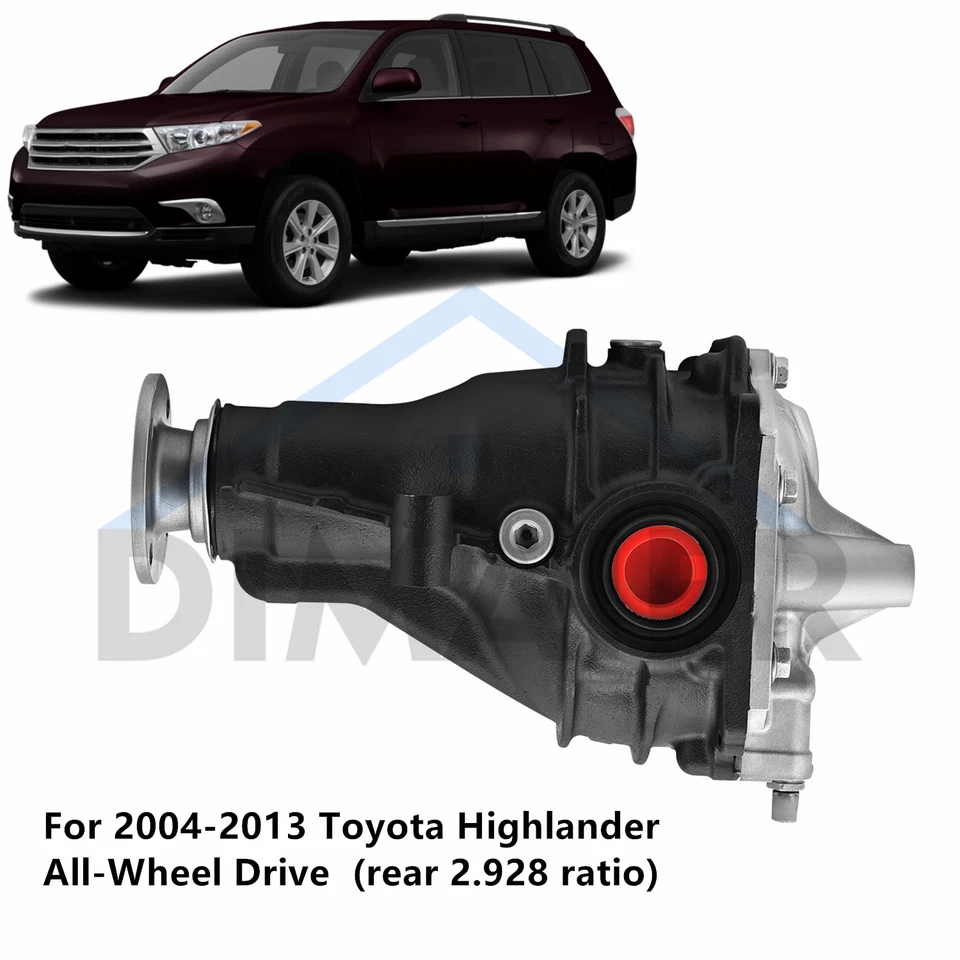 Portador diferencial eje trasero relación 2.928 AWD para Lexus RX330 RX350 2004-2009 Foto 3 de 4