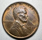 1933 LINCOLN CENT   AU/UNC   BETTER DATE  #2054