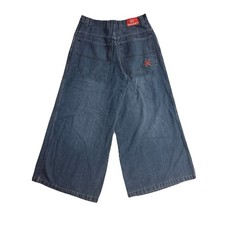 Vintage 90s Kikwear Baggy Wide Leg Rave Jeans 16 In Leg Opening 32x30