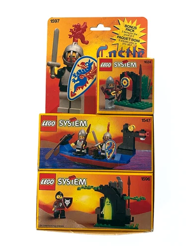 LEGO 1597 Castle Value Pack Vintage ULTRA RARE Factory Sealed NIB 1993 NEW