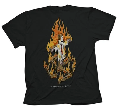 Toy Machine Charred Cross Ed Templeton Black T-Shirt
