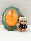 Liddle Kiddles Lucky Locket LORELEI Doll Mattel Blue With Orange Door white Hat
