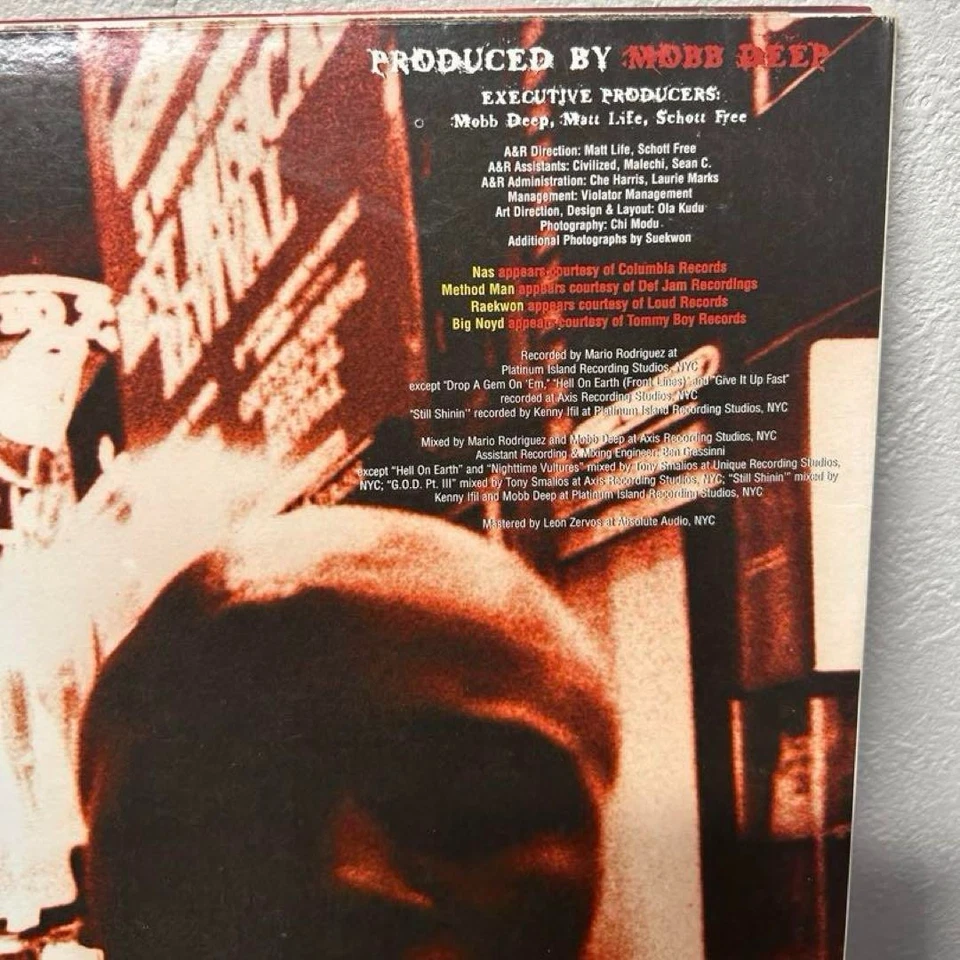 Mobb Deep Hell On Earth 2LP Vinyl Record Loud  from Japan - Image 3 of 4