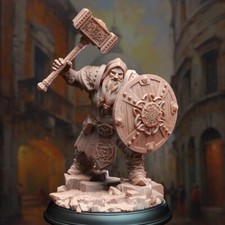 Tors of Delvdor Dwarf Paladin Cleric Fighter Miniature  D D DnD