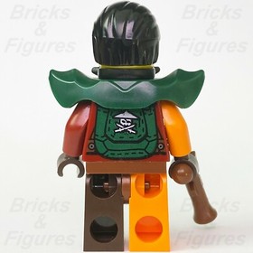 LEGO&reg; Ninjago Flintlocke Minifigure with Gun Sky Pirate Skybound 70594 njo239