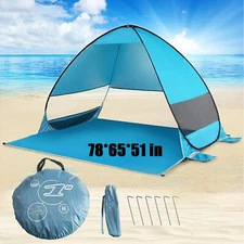 Pop Up Portable Beach Canopy Sun Shade Shelter Outdoor Camping Fishing Tent Mesh