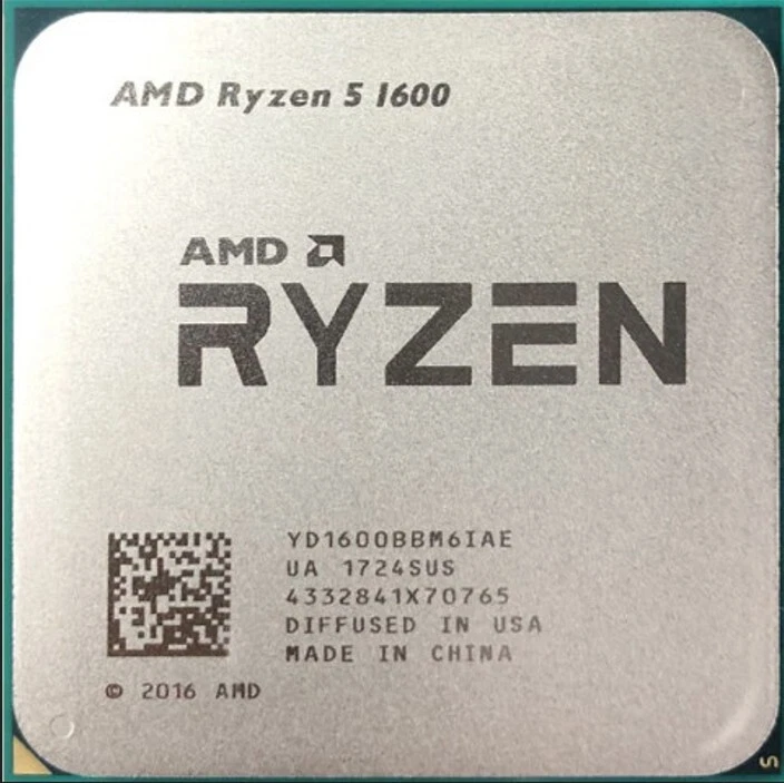 AMD Computer Ryzen 5 AMD Ryzen 5 1600 Processor Model Processors