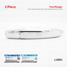 Keyless Front/Rear Door Outer Handle Chrome Fits Ford Ranger 2012 - 2021