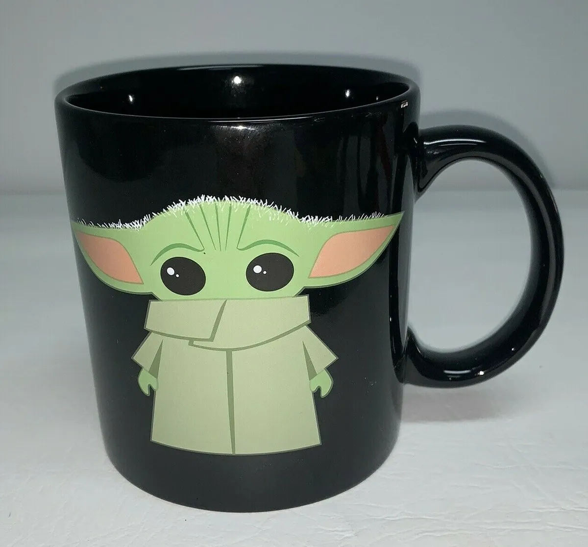 Baby Yoda Mandalorian Mug/ Disney The Child Silver Metallic Coffee