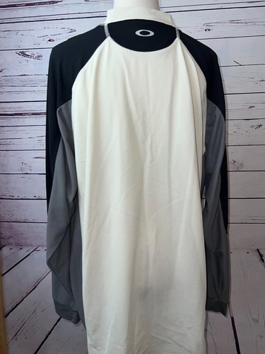 Oakley Shirt Skull Biker Jersey XL Extra Large Mens Moto Nylon Cyling Motocross - Picture 7 of 8