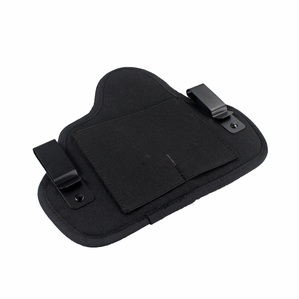 Tactical Dual Clip Soft Pancake Pistol Holster Concealed Carry IWB Gun Holster