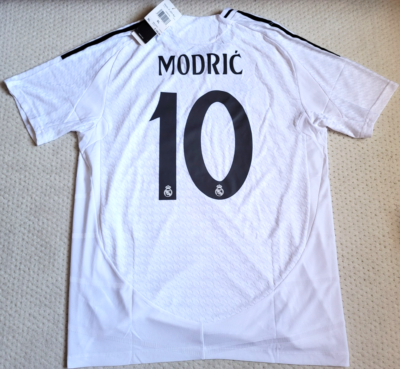 NWT Authentic Luka Modric Real Madrid 2024/25 Home Soccer Jersey