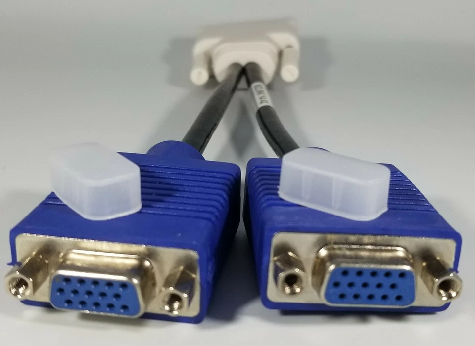 New DMS 59 to Dual VGA Adapter Cable Splitter AMD Nvidia Video Cards - Image 3 of 4