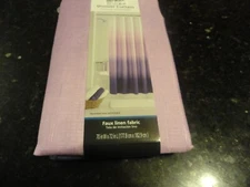 Blended VERTICAL STRIPES shades of Purple  fabric SHOWER CURTAIN watercolor look