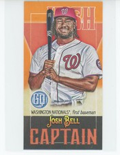 2021 Gypsy Queen Baseball Captains Minis #JB Josh Bell (Nationals)