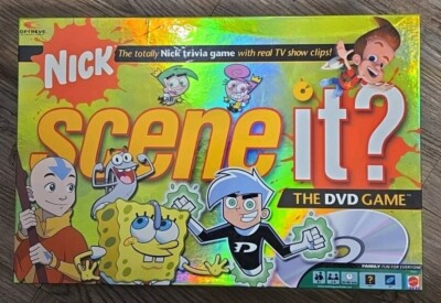 Scene It? Nick Nickelodeon DVD Board Game 2006 Edition SpongeBob Jimmy New