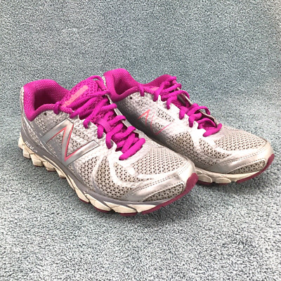 New Balance 3190 Running Shoes Women's Size 7 B Silver Pink Rev Lite W3190FP1