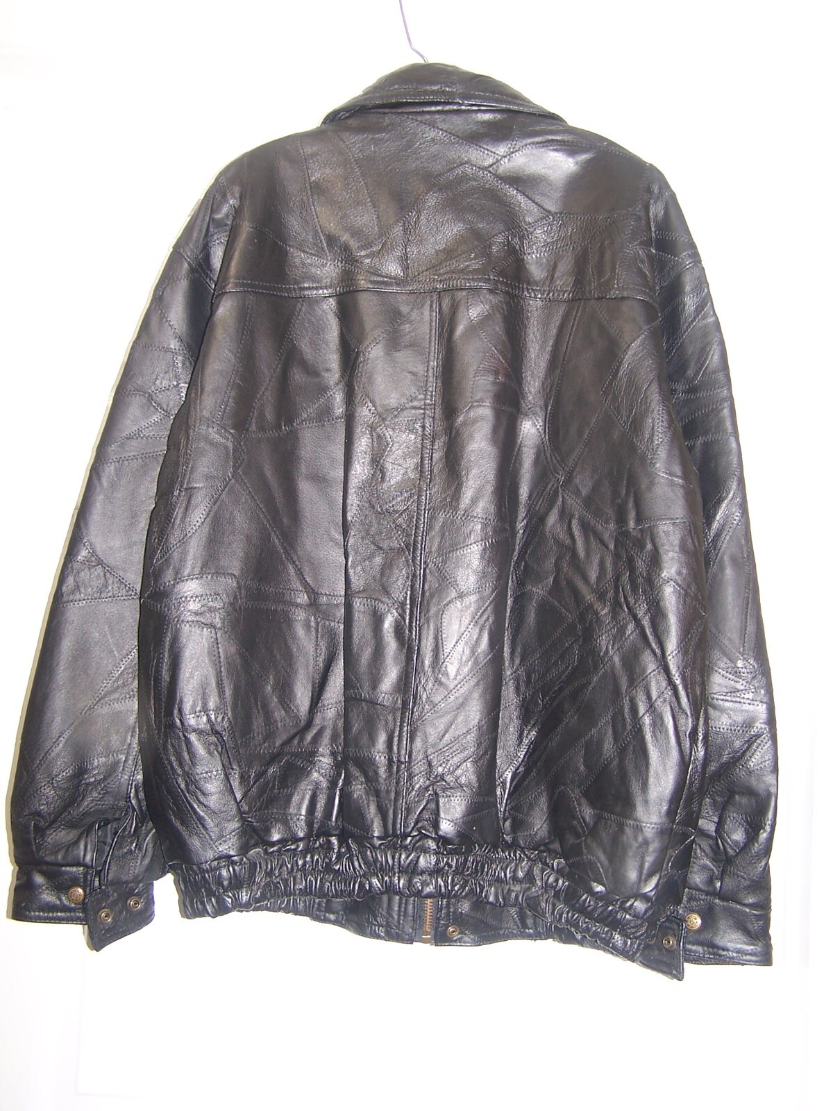 FLIGHT PATH Patchwork Leather Flight Bomber JACKE… - image 2