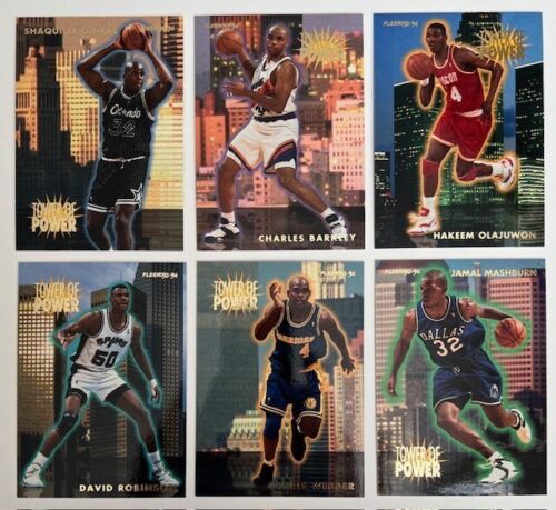 1993-94 Fleer Tower of Power Set 1-30 Barkley Wilkins Shaquille O'Neal - Picture 1 of 11