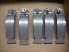 3" stainless unistrut conduit pipe strap 5 pair B2015SS4 3-1/2" OD 28 lots avail