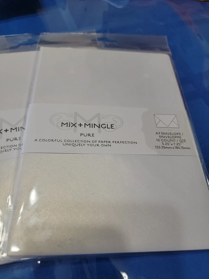 30 sobres metálicos blancos brillantes 5,25x7,25" Foto 2 de 4