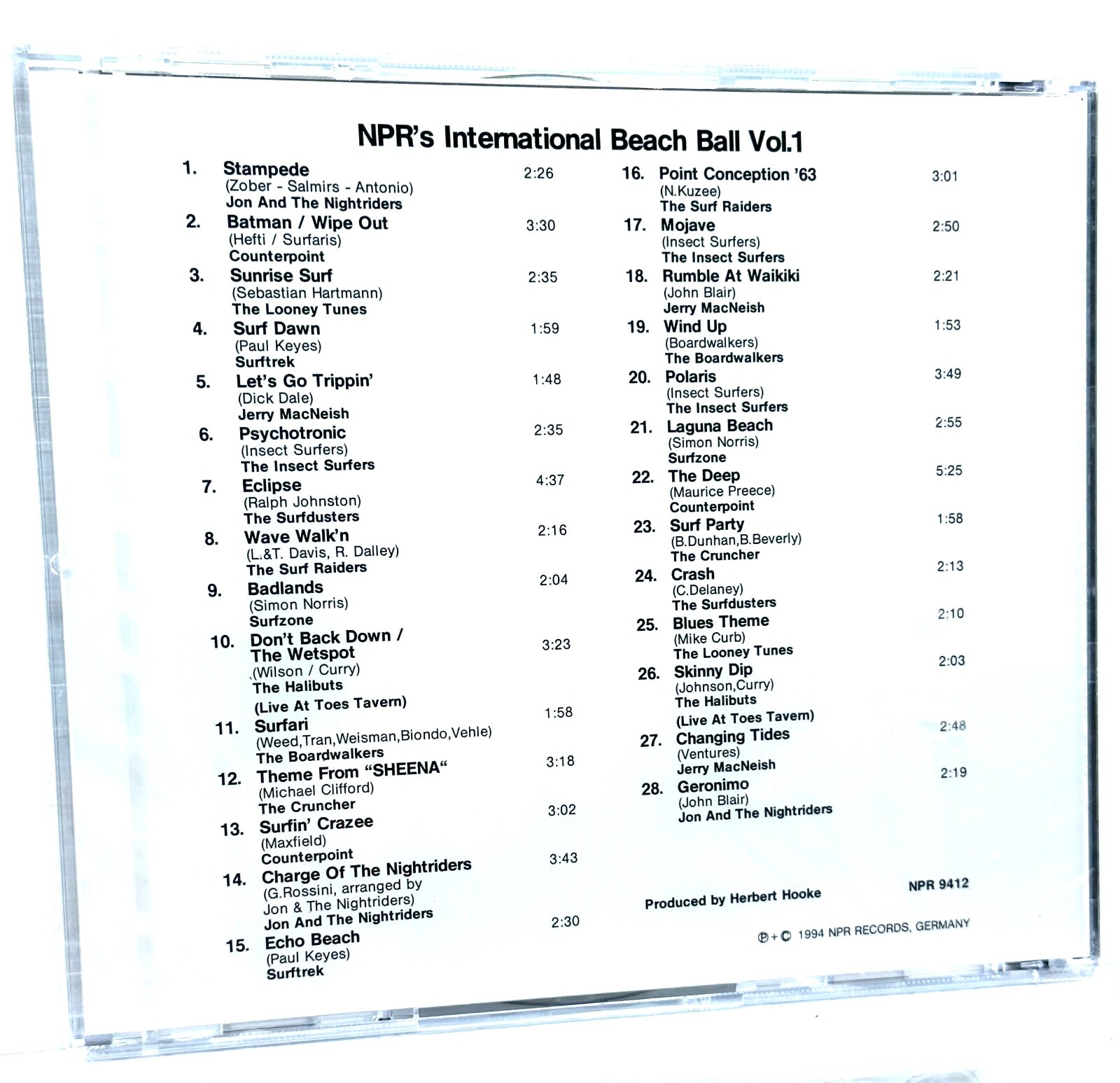 NPR's International Beach Ball Volume 1 (CD, 1994, Germany) Surf