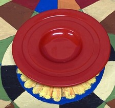 VTG Fisher Price Play Food Fun Mattel 1998 Red Plate Dish Replacement FPRMTL