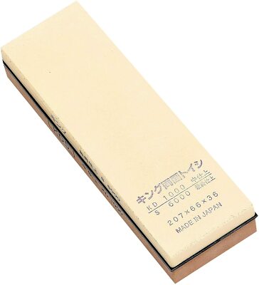 Japanischer Wasserstein Schleifstein Schleifen KING KDS #1000/#6000 FINISH STONE
