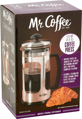 Coffee Quart Liter) french Coffee Press Mesh Filter