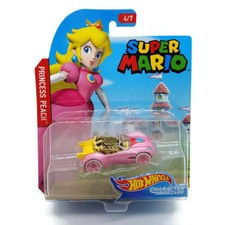 Hot Wheels Character Cars Super Mario Princess Peach New Unopened Free Shipping